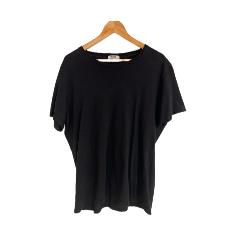 Gustin Black Short Sleeve T-Shirt - Size L